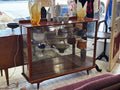 Mid Century Glass Display Cabinet - Industry Vintage