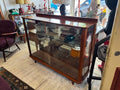 Mid Century Glass Display Cabinet - Industry Vintage