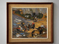 Midcentury Art Spanish Countryside by John Cunningham - Industry Vintage