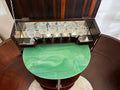 Midcentury Cocktail Cabinet with Vitrolite Serving Shelf - Industry Vintage