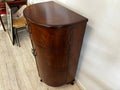Midcentury Cocktail Cabinet with Vitrolite Serving Shelf - Industry Vintage