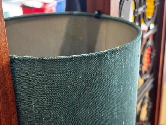 Midcentury Room Divider with Lamp and Pot Stand - Industry Vintage