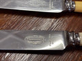 Mixed Vintage 42 Silver and Stainless Steel Cutlery Set with Bone Handle - Industry Vintage