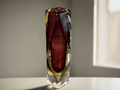 Murano Sommerso Vase by Flavio Poli - Industry Vintage