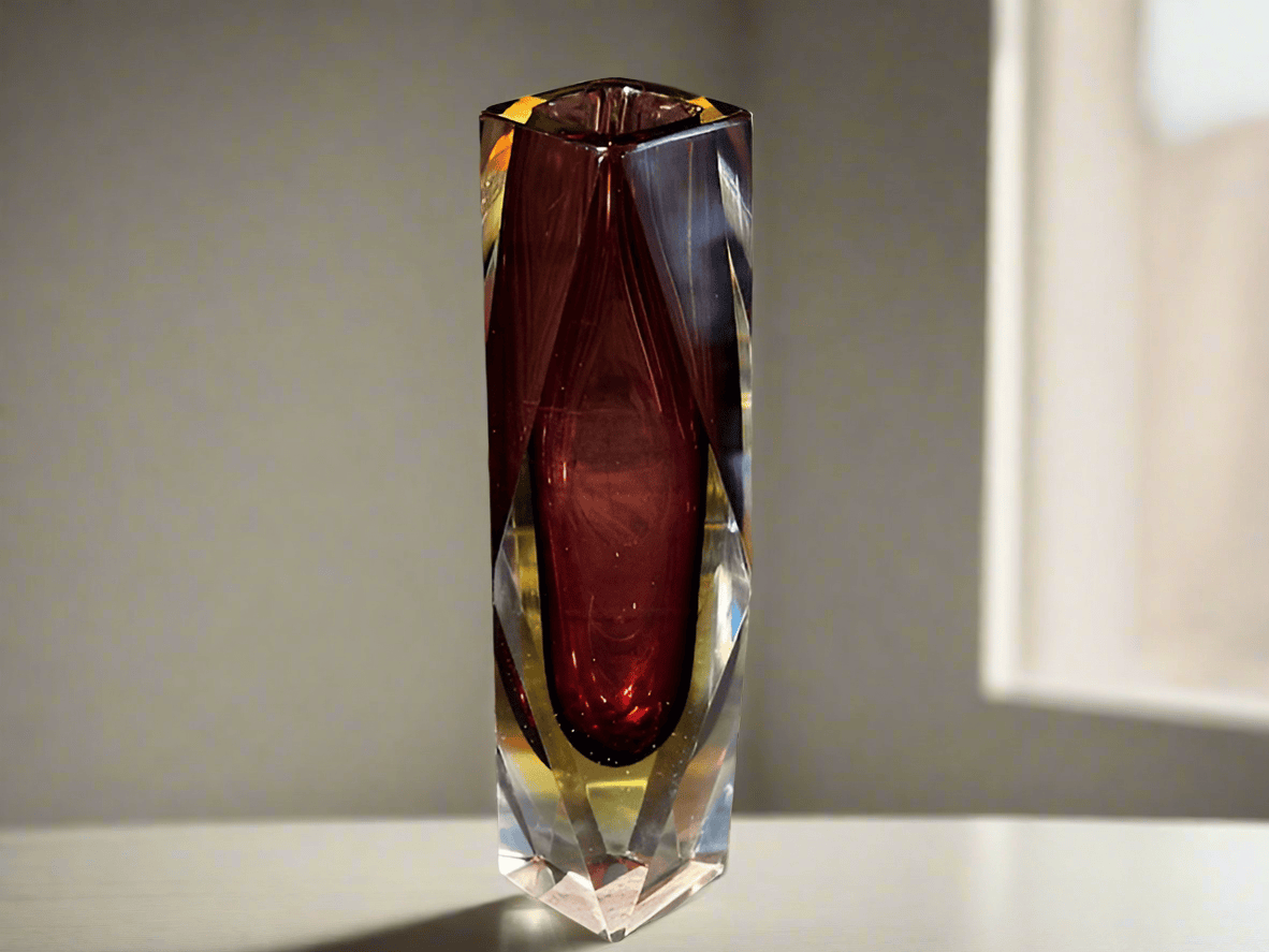 Murano Sommerso Vase by Flavio Poli - Industry Vintage