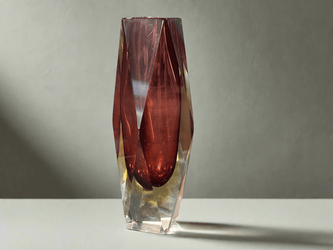 Murano Sommerso Vase by Flavio Poli - Industry Vintage