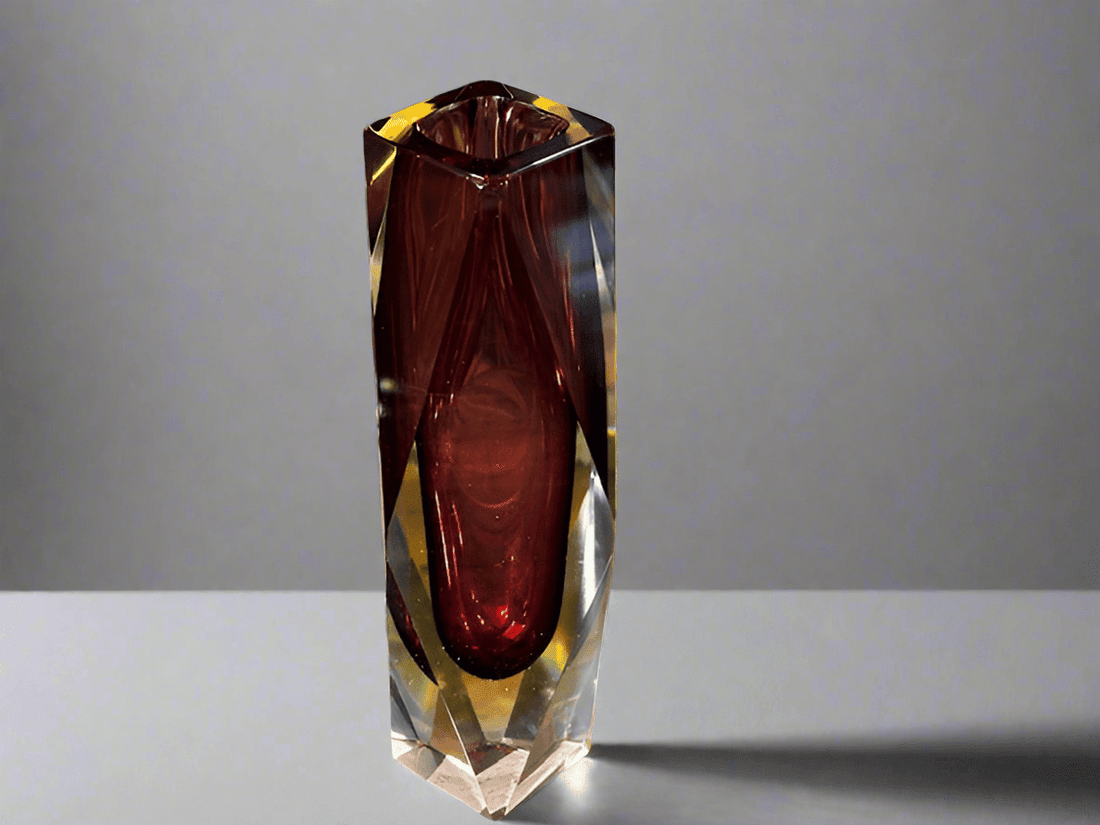 Murano Sommerso Vase by Flavio Poli - Industry Vintage