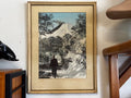 New Zealand Art Ngaruhoe By G B Scot - Industry Vintage