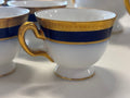 Okura Japan Royal Blue & Gold Set - Industry Vintage