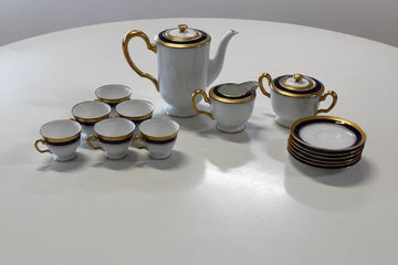 Okura Japan Royal Blue & Gold Set - Industry Vintage