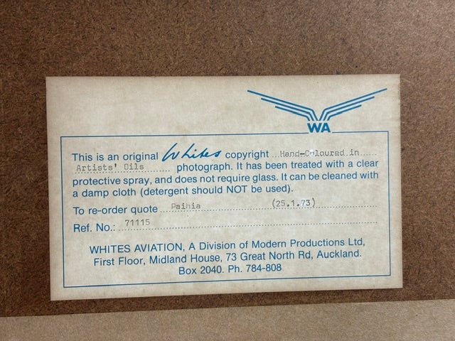 Paihia Whites Aviation Painting - Industry Vintage