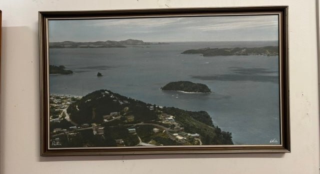 Paihia Whites Aviation Painting - Industry Vintage