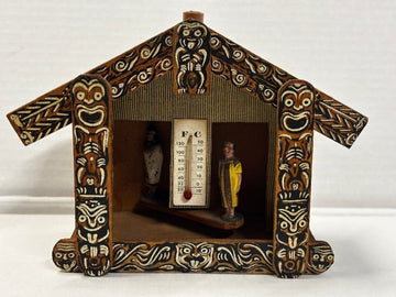 Rare Māori-themed German Made Weather Forecaster House - Industry Vintage