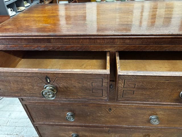 Regency Antique Vintage Chest of Drawers Circa 1800s - Industry Vintage
