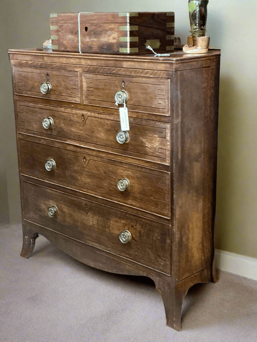 Regency Chest of Drawers Circa 1800s - Industry Vintage