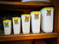 Retro Butterly Storage Container Seet - Industry Vintage