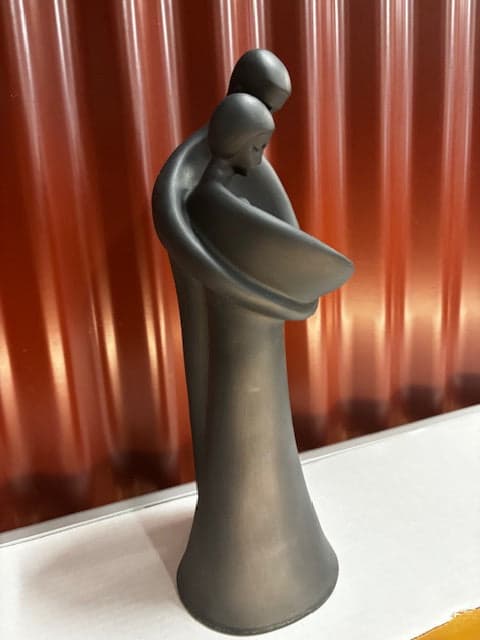 Royal Doulton 'Family' Figurine in Black Basalt HN2721 - Industry Vintage