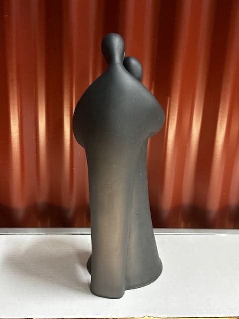 Royal Doulton 'Family' Figurine in Black Basalt HN2721 - Industry Vintage