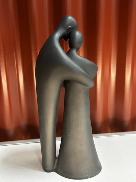 Royal Doulton 'Family' Figurine in Black Basalt HN2721 - Industry Vintage