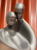 Royal Doulton 'Family' Figurine in Black Basalt HN2721 - Industry Vintage