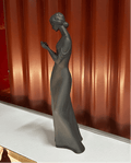 Royal Doulton 'Tenderness' Figurine in Black Basalt HN2714 - Industry Vintage