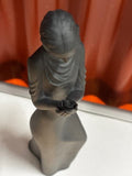 Royal Doulton 'Tenderness' Figurine in Black Basalt HN2714 - Industry Vintage