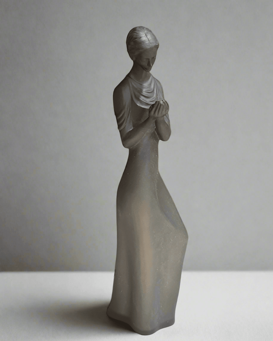 Royal Doulton 'Tenderness' Figurine in Black Basalt HN2714 - Industry Vintage