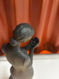 Royal Doulton 'Tenderness' Figurine in Black Basalt HN2714 - Industry Vintage