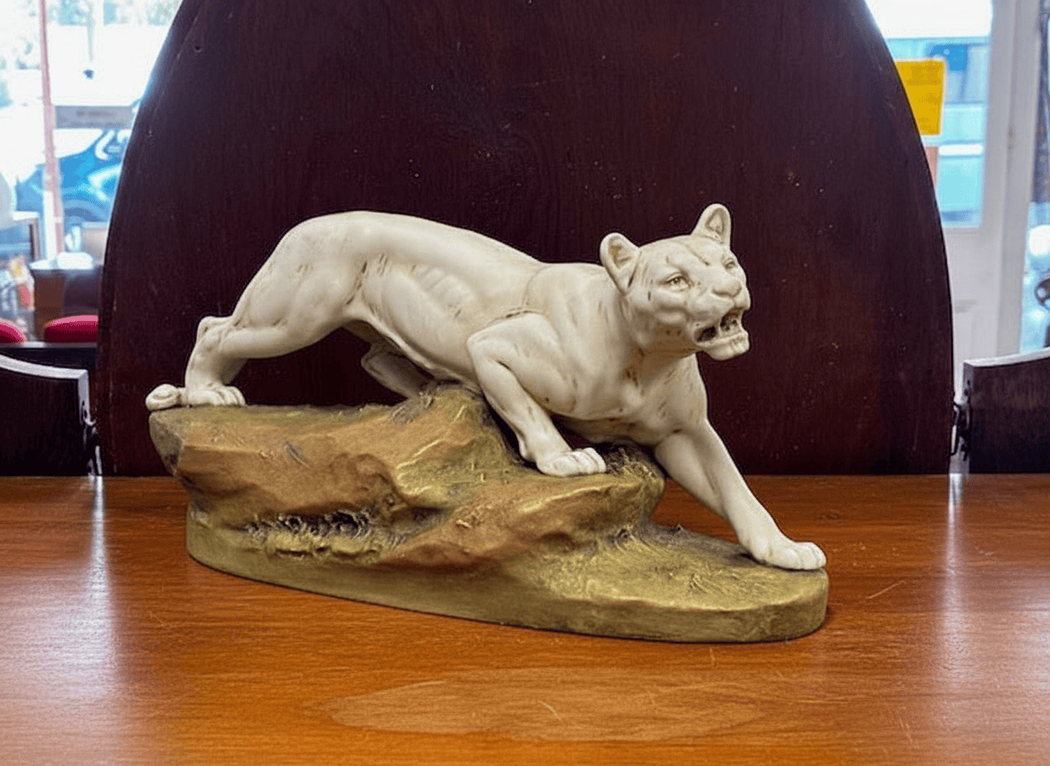 Royal Dux Lioness - Industry Vintage