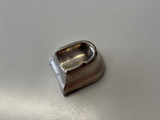 Silver Finger Rest for Buffing and Polishing circa 1900’s - Industry Vintage