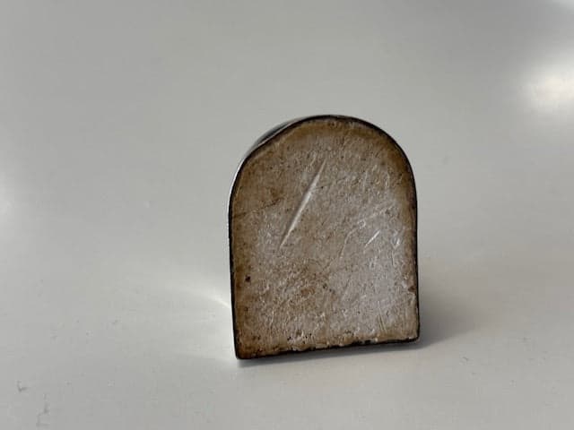 Silver Finger Rest for Buffing and Polishing circa 1900’s - Industry Vintage