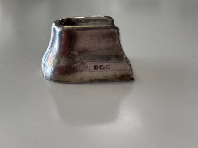 Silver Finger Rest for Buffing and Polishing circa 1900’s - Industry Vintage