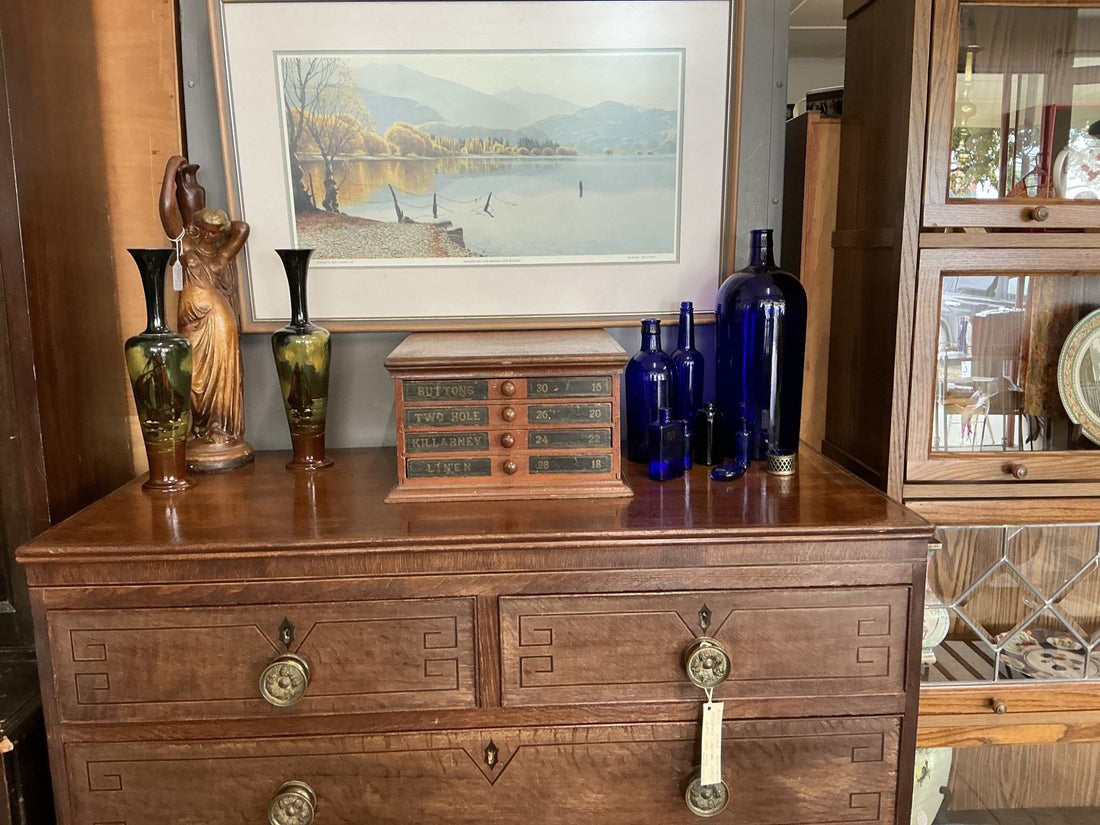Small 4-Drawer Killarney Haberdashery Cabinet - Industry Vintage