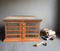 Small 4-Drawer Killarney Haberdashery Cabinet - Industry Vintage