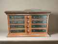 Small 4-Drawer Killarney Haberdashery Cabinet - Industry Vintage