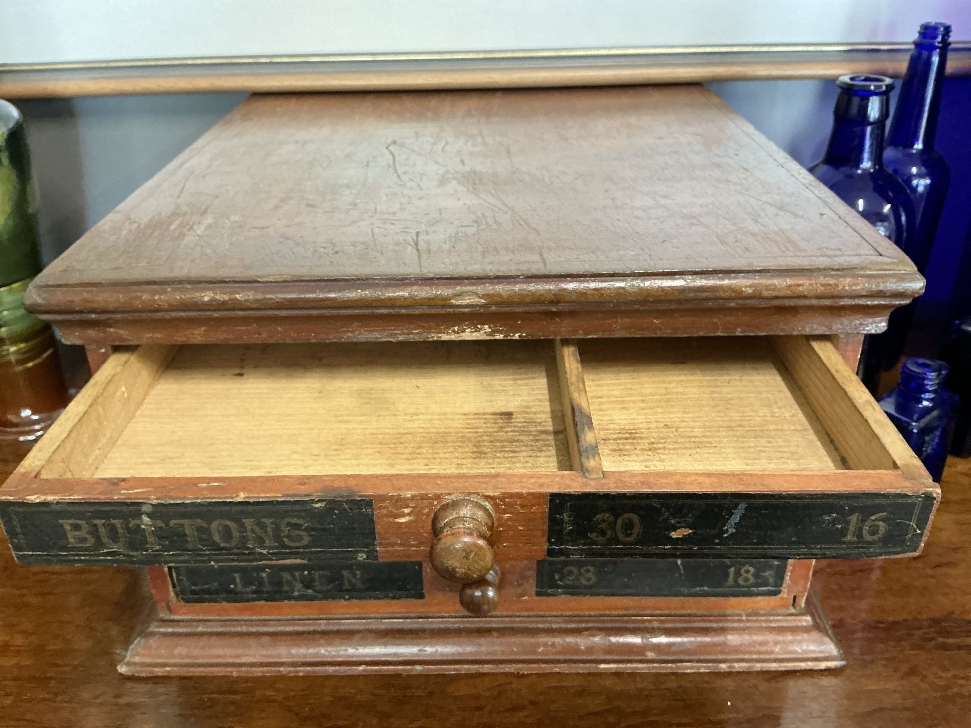 Small 4-Drawer Killarney Haberdashery Cabinet - Industry Vintage