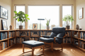 Tessa T8 Armchair and Footrest - Industry Vintage