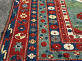 Turkish Konya-Kazak Vintage Hand Knotted Rug - Industry Vintage