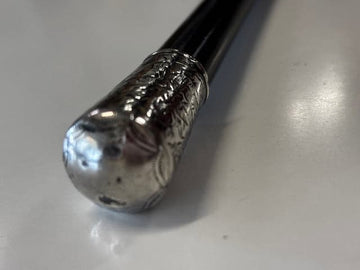 Victorian Ebonised and Silver Conductor’s Baton - Industry Vintage