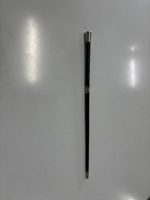 Victorian Ebonised and Silver Conductor’s Baton - Industry Vintage
