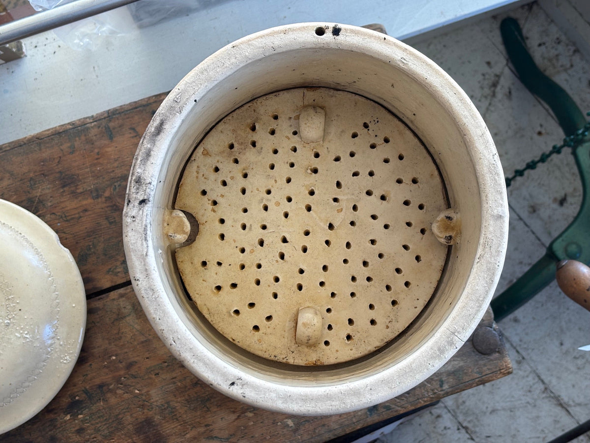 Victorian Era Cheavin Stoneware Water Filter - Industry Vintage