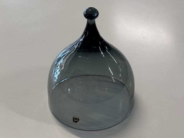 Vintage Benny Motzfeldt for Hadeland Denmark Glass Cheese Dome - Industry Vintage