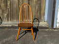 Vintage Ercol Light Elm Oval Drop Leaf Dining Table and 4 Quaker Chairs - Industry Vintage