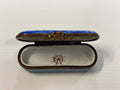 Vintage Hand Painted Limouge Needle Box - Industry Vintage