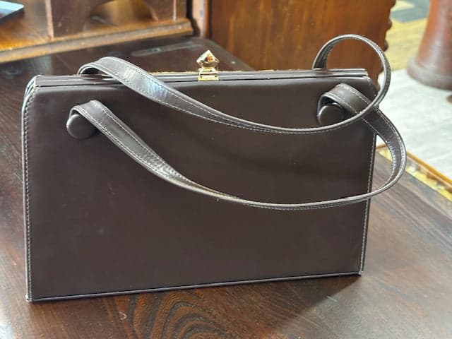 Vintage Leather and Deer Skin Handbag - Industry Vintage
