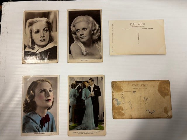 Vintage "Picturegoer" Series postcards, Great Britain 1930s Various - Industry Vintage