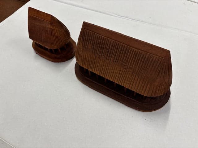 Vintage Polynesian Wood Carving Hut House - Industry Vintage