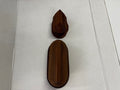 Vintage Polynesian Wood Carving Hut House - Industry Vintage