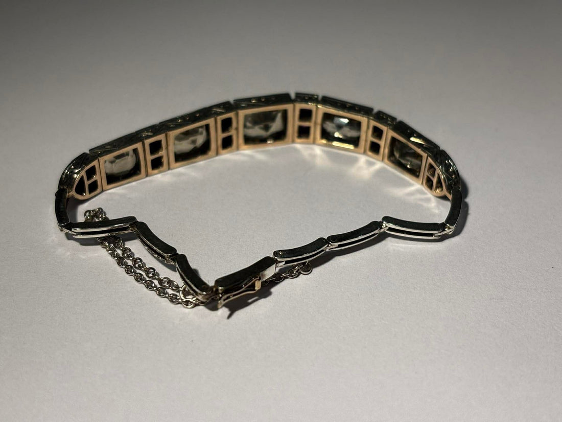Vintage Ruby and Citrine Bracelet - Industry Vintage