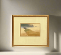 ‘Water Patterns’ by Cynthia Taylor Fully Framed Watercolour Art - Industry Vintage